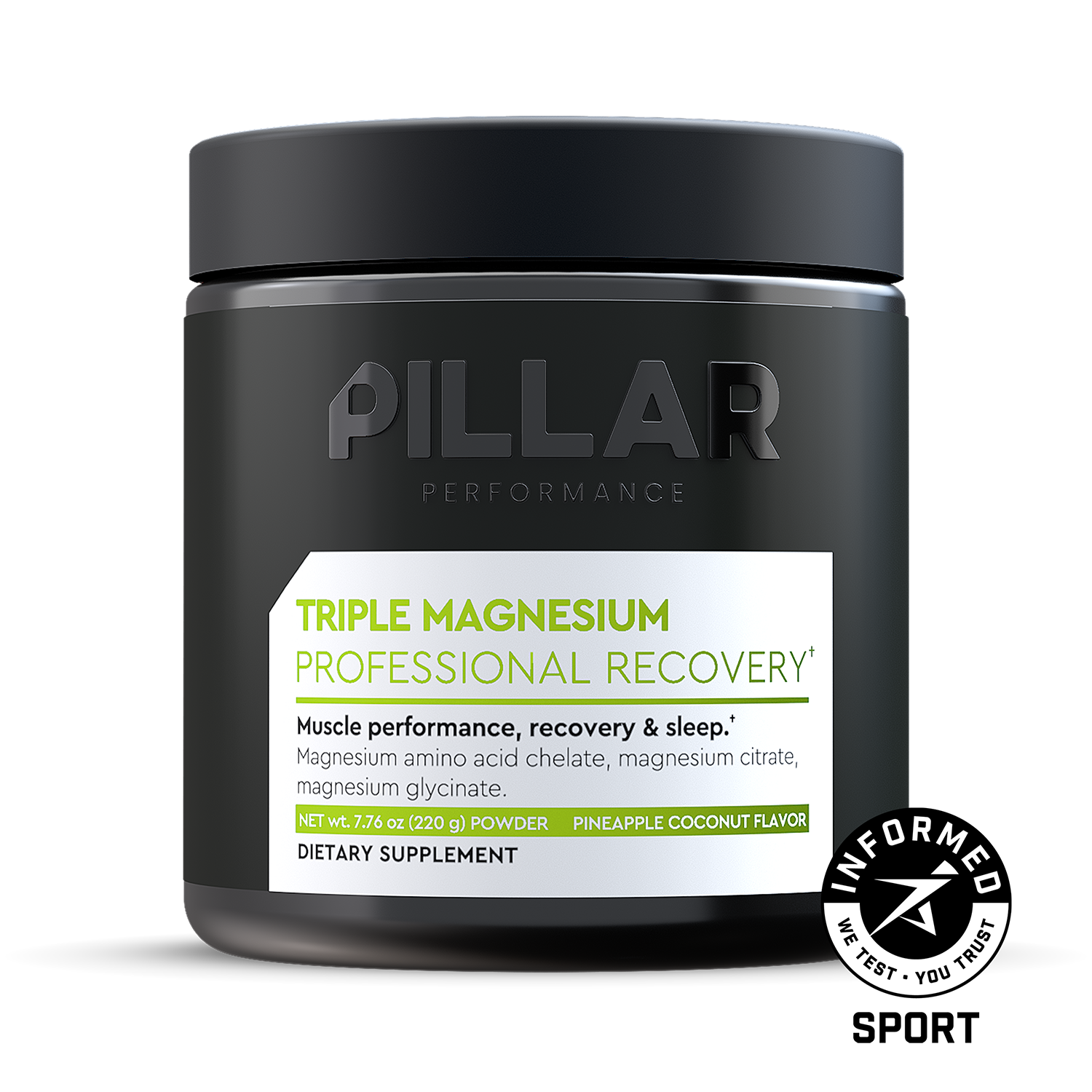 TRIPLE MAGNESIUM POWDER - Pineapple Coconut – PILLAR Performance USA